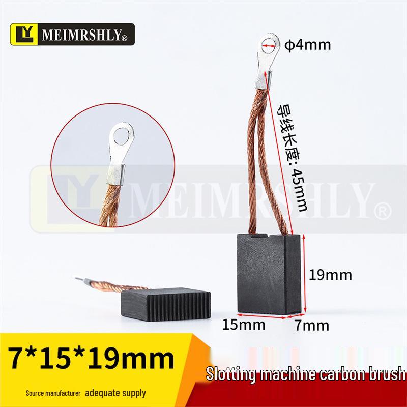 Durable Carbon Brush for King Grooving Machine Models 1156, 1332, 1336, 2156