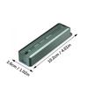 Portable M.2 NVME 2280 Hard Drive Case Double Bay Aluminum Shell Supports 10Gbps Transfer Rate Adapter For External Storage