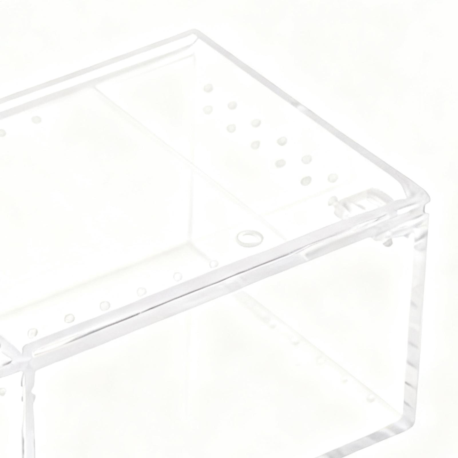 Spider Terrarium Transparent Gecko Breeding Tank Acrylic Snake Enclosure For Lizard Frog Gecko Snail Turtle Observation Breeding