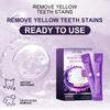 Purple Teeth Whitening Mouthwash Teeth Cleaning Yellow Teeth Stains Whitening Fresh Breath Oral Care 200ML
