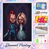 Chucky Diamond Painting Kit 5D Full Drill DIY Diamond Mosaic Wall Art Home Decor