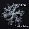 Snowflake String Ornaments for Christmas Tree Decorations and Gifts