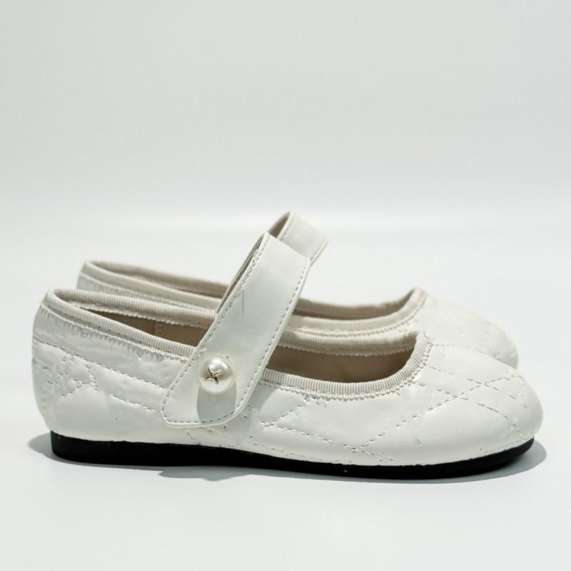 Girls Fashion Princess Flat Shoes With Rhombus Soft Sole Magic Tape Fall