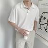 Men's Light Mature Style Short-Sleeve Polo Shirt - 2022 Summer Korean Trendy Lapel T-Shirt
