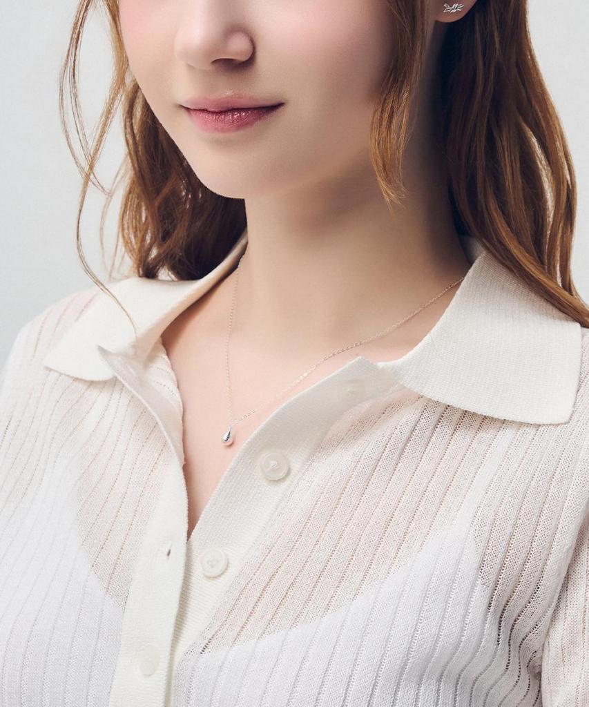 Dana Burton [925 Silver] Pure Drop Necklace
