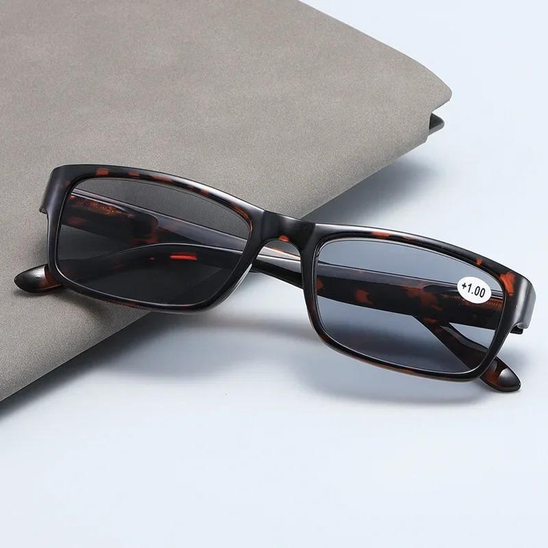 Reading Glasses Men Presbyopic Glasses HD Grey Tinted Sunglasses Anti-radiation Eyeglasses Trend Classic Women Eyewear