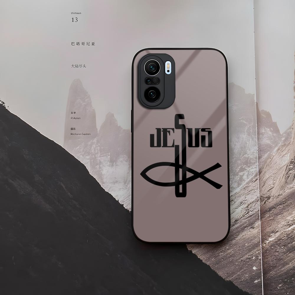 

Fish Symbol Jesus Christ Christian Phone Case Tempered Glass For Xiaomi 15 14 12 Lite Pro 13 11t Lite POCO M6 M5 X6 X5 X3 F5 F6 Xiaomi 14