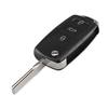 2/3 Tasten Klappbare Auto-Fernbedienungsschale Flip-Key-Schale für Volkswagen VW Polo Passat B5 Tiguan Golf Seat Skoda Auto Leerer Schlüssel