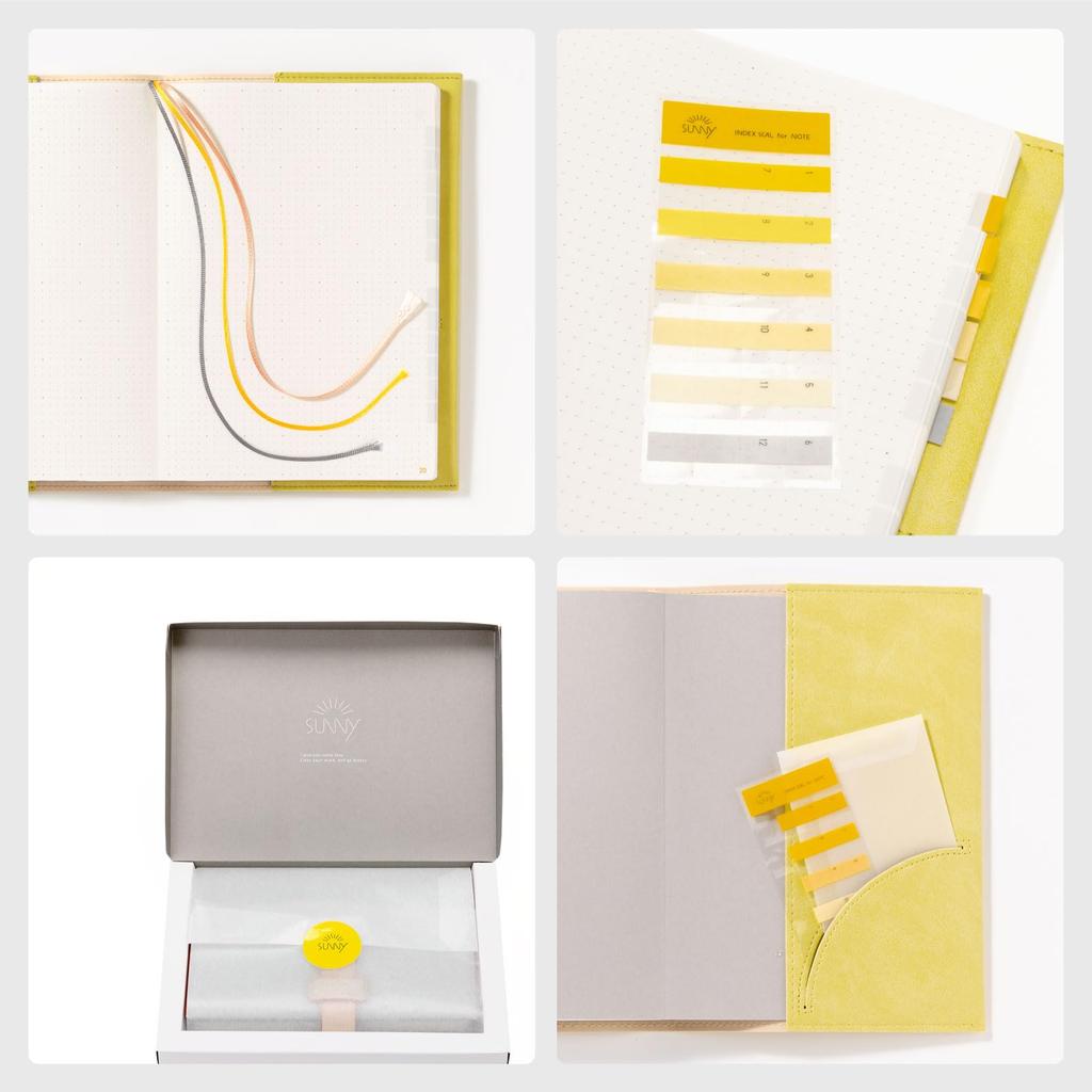 Iroha Publishing 2026 SUNNY Standard Weekly Planner (Starting January 2026, B6 Size) [Lime Green] LS-82