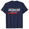 2023 Vintage Tshirt Installing Muscles Please Wait Funny Design Tshirt Harajuku Oversize Tee Shirt Fashion Streetwear Unisex Top