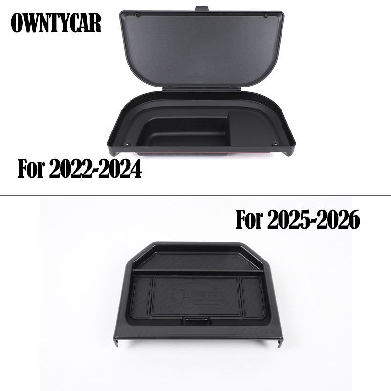 For Ford Maverick 2026-2026 ABS Black Car Central Control Dashboard Storage Box Storage Box Tray Interior Car Accessories