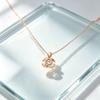 Korean Simple Necklace Women's Internet Celebrity Daily Letter Small Fragrance Warm Atmosphere Temperament Versatile Clavicle Chain