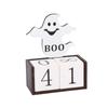 Pumpkin Ghost Castle Halloween Advent Calendar Spooky Wooden  Calendar Ornaments  Haunted House