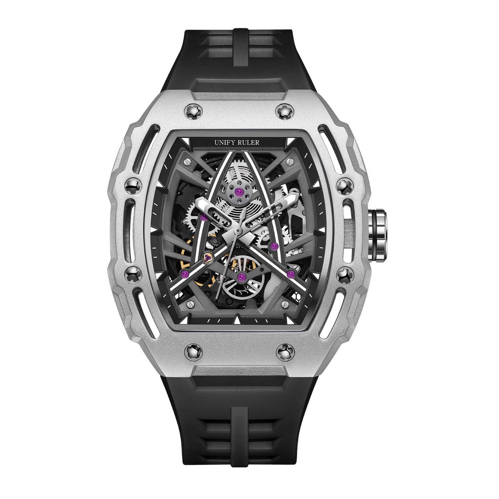 Zunshi Automatic Mechanical Watch Personalized Wine Barrel Type Overseas Temu