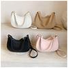 IELGY Ladies Underarm Bag All-Match Simple Style Hand Dumpling Bag