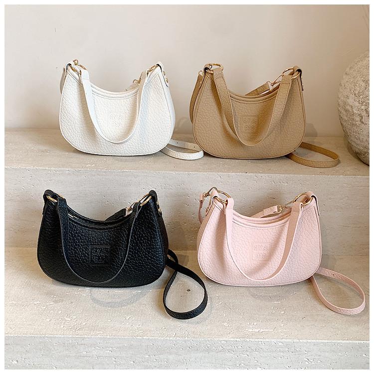 IELGY Ladies Underarm Bag All-Match Simple Style Hand Dumpling Bag