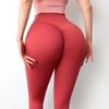 Ins Trend Double-Sided Brushed High-Waisted Yoga Pants - Women's Hip-Lifting Sports Leggings