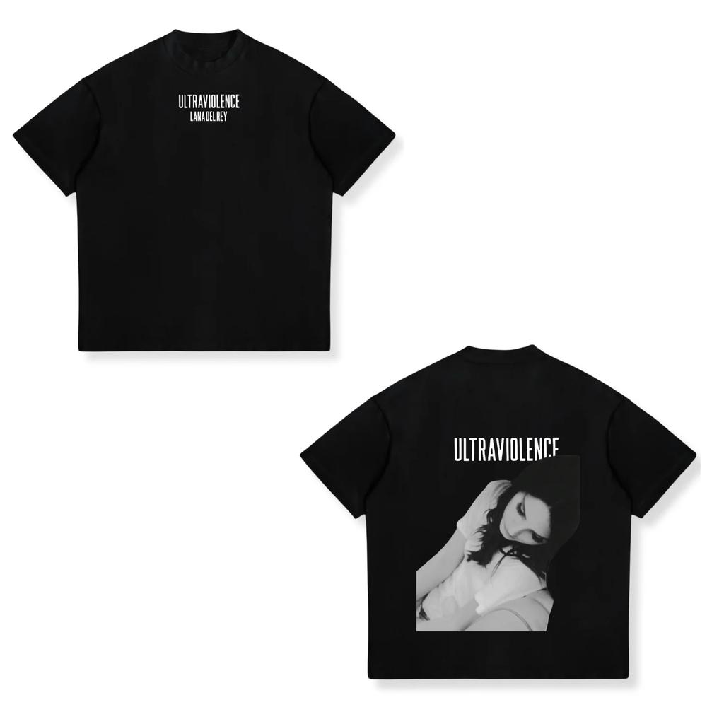 Singer Lana Del Rey Graphic T Shirt Unisex Women Fashion Hip Hop 90s Vintage TShirts Oversized Cotton Casual Tshirt Y2k Streetwear