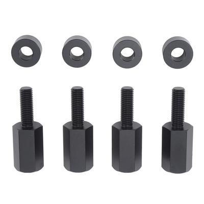 4 Stück Sitz-Hub-Montagesätze 2 Zoll Schwarz Zuverlässig Robust UTV Sitz-Erhöhung Ersatz für Can‑Am Maverick X3 Alle Baujahre