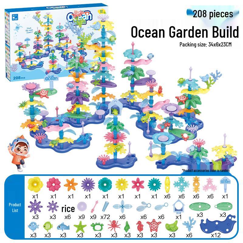 Children's Garden World DIY Interlocking Flower Arrangement Set