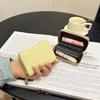 Women’s Zipper Short Wallet Crocodile Embossed PU Leather Large Capacity Card Holder Coin Purse Zip Around Wallet