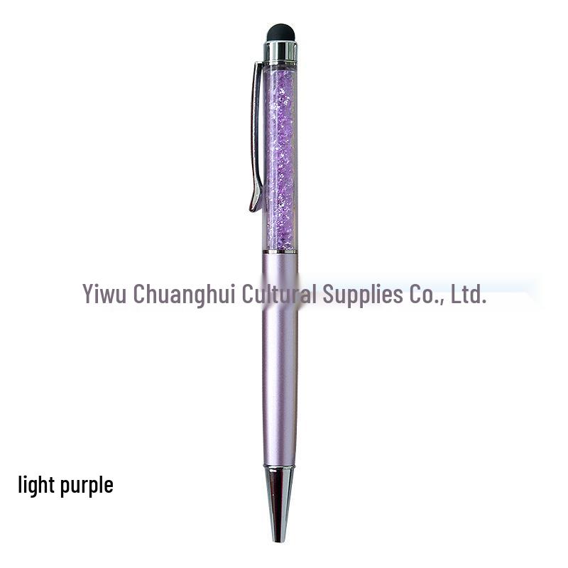 Crystal Rhinestone Ballpoint Pen with Capacitive Touch Screen – Custom Logo Gift Pen.