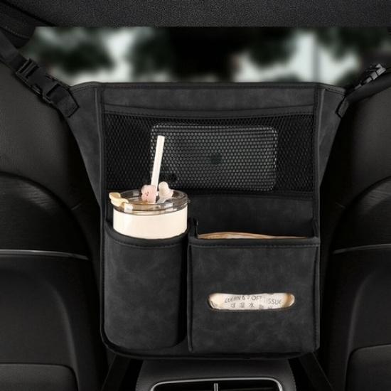 Car Middle Seat Storage Bag Organizer Protector Phone Cup Holder Tidying Stowing