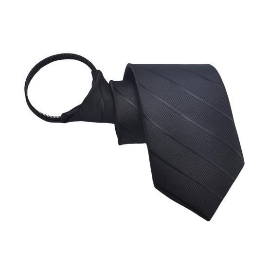 Men Business Tie Multiple Pattern Designs Rich Colors No Knot Casual Neck Tie Banquet Wedding Party Necktie