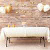 137*274cm Rectangle Bronzing Tablecloth Disposable Waterproof Table Cloth for Wedding Birthday Party Decorations Christmas Decor