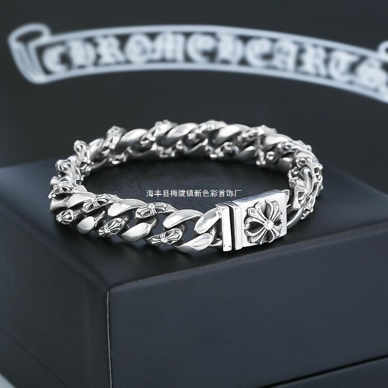 

Браслет Мужской и Женский Бар Цветок Хип-Хоп Панк Личность Ретро Рок Гладкий Крест Цветок 16Cm