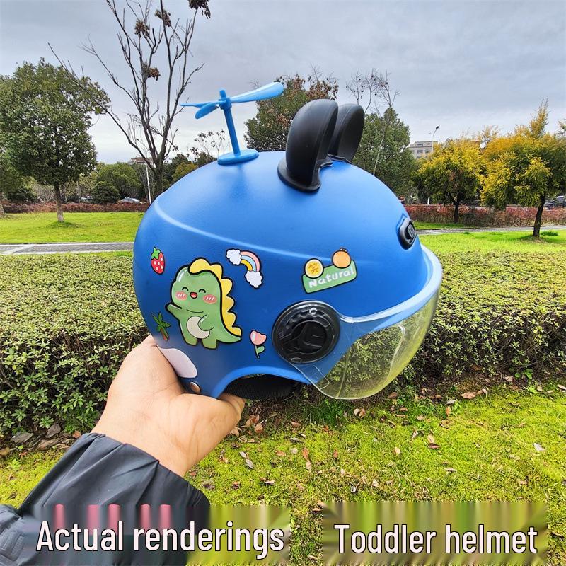 3C Certified Children's Universal Helmet - Four Seasons, Boys & Girls, Electric/Battery Cars, Summer Half Helmet