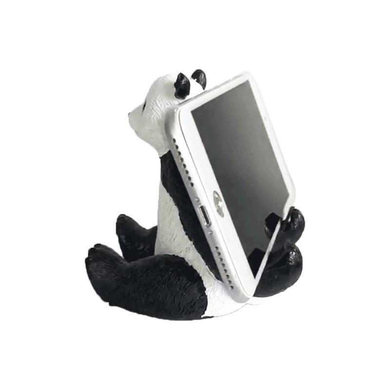 Creative Giant Panda Phone Holder - Cartoon Animal Stand and Cute Desktop Ornament