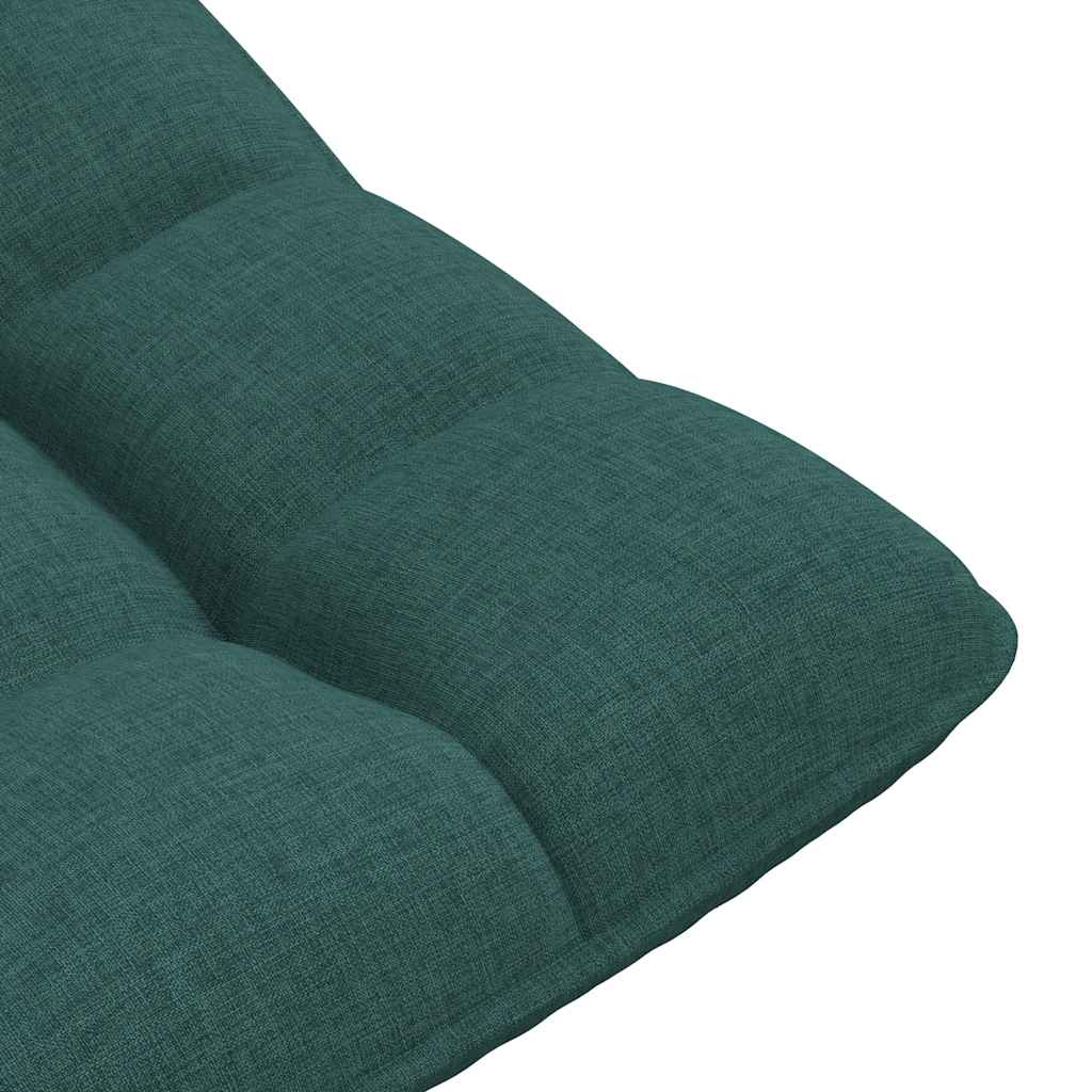 Floor Chair Rotatable Dark Green 70x51x79 Cm Fabric