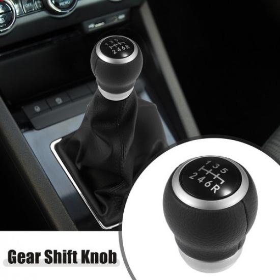 

6 Speed Manual Gear Shift Knob for Subaru Impreza WRX STI Faux Leather Black