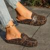 Causal Cork Footbed Clogs for Women Memory Foam Arch Support Platform Slippers Women's Lightweight Slip-ons Mules Shoes Vegan Suede Clogs Sandals