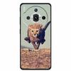For ZTE nubia Z60S Pro 6.78" Case TPU Soft Black Silicone Painted Cute Cat Starry Cover for Nubia Z60S Pro Luxury Animals Funda