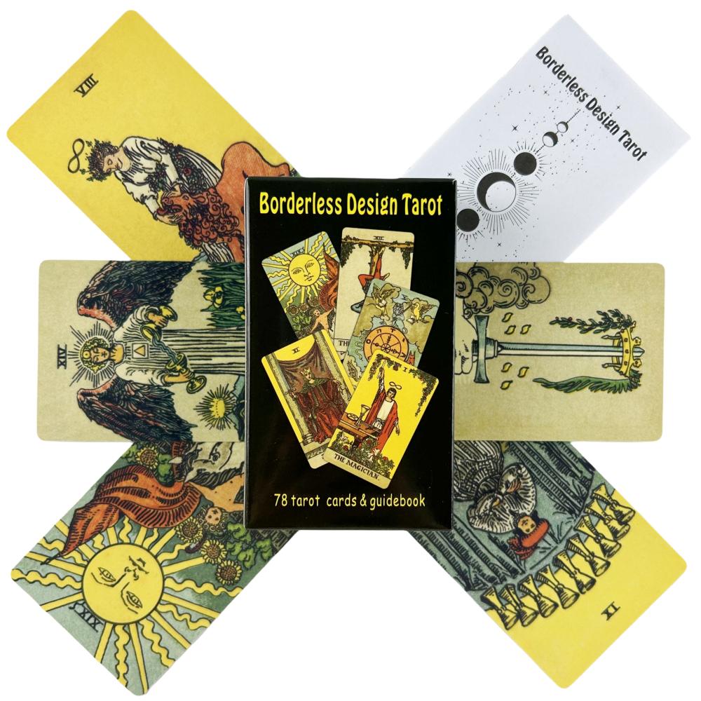 The Rider Tarot Cards A 78 Deck With Paper Guidebook Oracle English Divination Edition Borad Playing Games