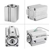 SDA Thin Cylinder Small Pneumatic 20/25/32/40/50/63/80X10X15X30X60 Cylinder Collection
