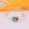 Natural Kingman Turquoise Ring, 925 Sterling Silver Texture Band Jewelry for Women, Special Gift for Her, Love, Crush and Girlfriends.