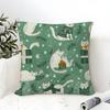 Simple Color Animal Illustration Patterns Pillow Case Linen Pillow Case Sofa Home Decor Cushion Cover Cushion Cove