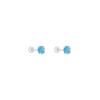 Raising Ear Holes Burst Blue Zircon Earbone Nails, Small Sleeping Ears, Popular Earrings In 2025