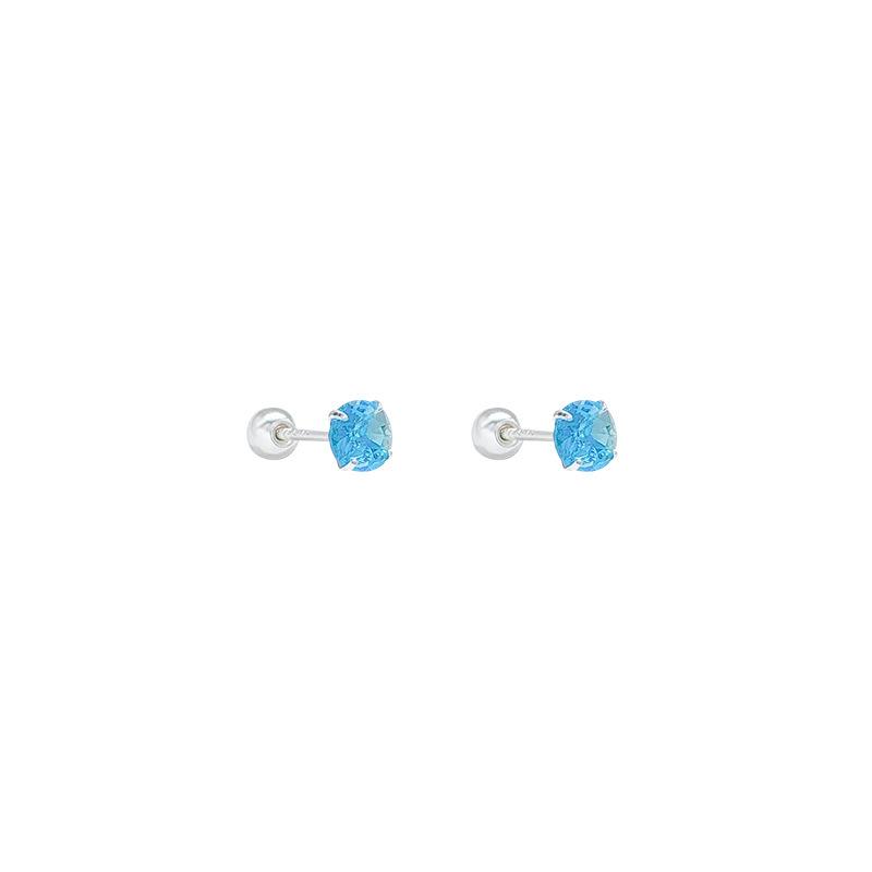 Raising Ear Holes Burst Blue Zircon Earbone Nails, Small Sleeping Ears, Popular Earrings In 2025