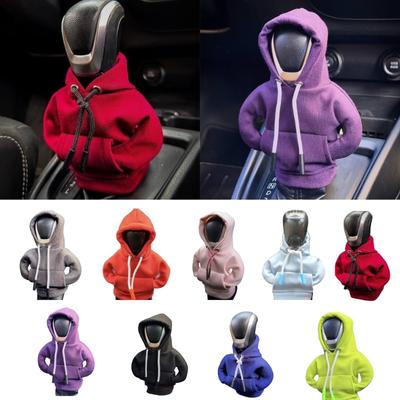 Schaltknauf-Abdeckung, modischer Kapuzenpullover, Schalthebel, Schalthebel, dekorative Abdeckung, manuelle automatische Auto-Innenausstattung