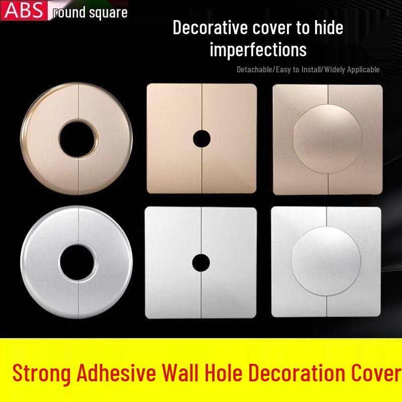 Self-Adhesive Decorative Wall Hole Cover for Faucets and Air Conditioners