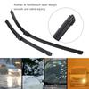 2pcs Front   Windscreen Wiper Blades Left & Right Rubber   Plastic Wiper Blade Replacement Fit for   MK2 2004-2011 Black
