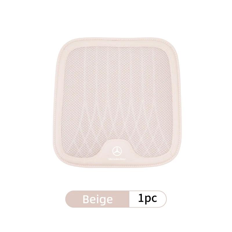 TCPDU1 Hot 2025 Ice Silk Car Rear Front Seat Backrest Cushion Non-Slip Pad For Mercedes Benz AMG A C E S G Class W201 W210 W108 W204 W2