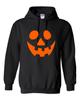 Smile Pumpkin Emoticon Graphic Novelty Sarcastic Humor Men's Hoodies