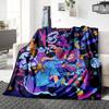 1Pc Digital Circus Adventure Blanket Soft Throw Blanket For Home Bedroom Bed Sofa Travel Office Solid Christmas Blanket