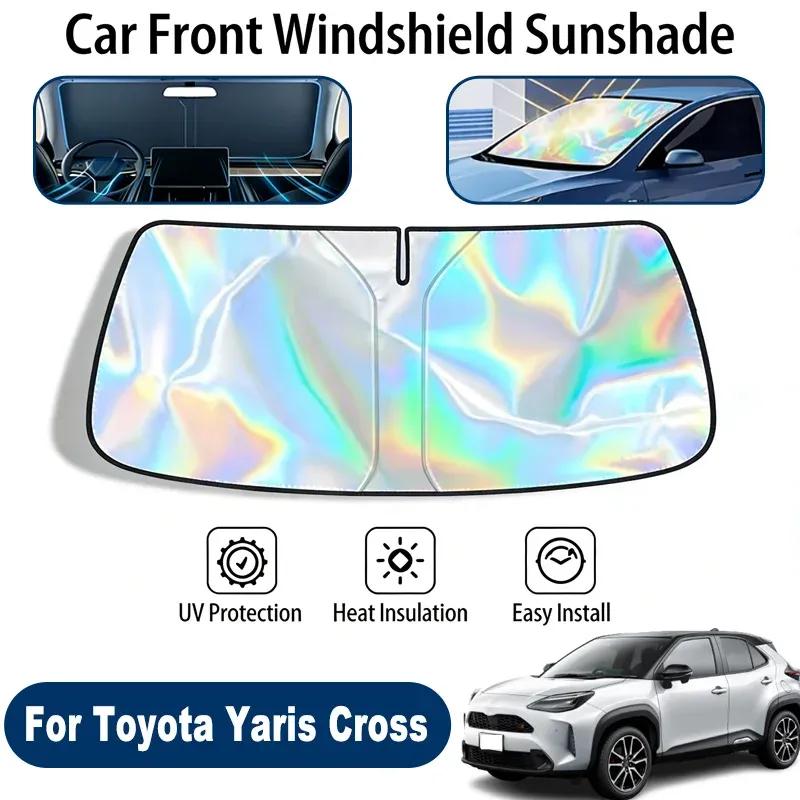 Car Windshield Sun Shade UV Reflective Sun Visor Protection Cover For Toyota Yaris Cross XP210 2020-2026