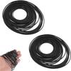 Durability Rubber Turntable Belt Replacement Smooth Operate Recorder Rubber Belt for Repair Belt-Drive Turntables